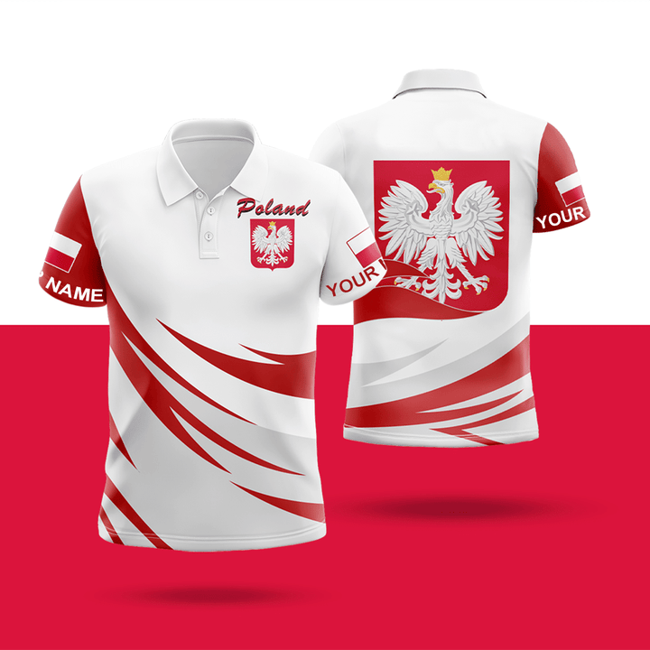 AIO Pride - Customize Wild Rider And Coat Of Arm Poland Unisex Adult Shirts