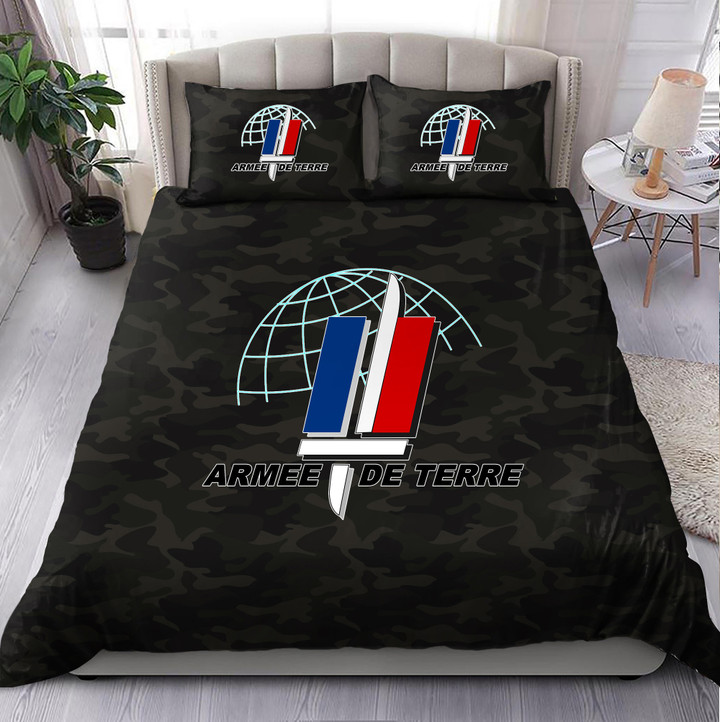 AIO Pride - French Army Symbol Camo Father's Day Gift Bedding Set