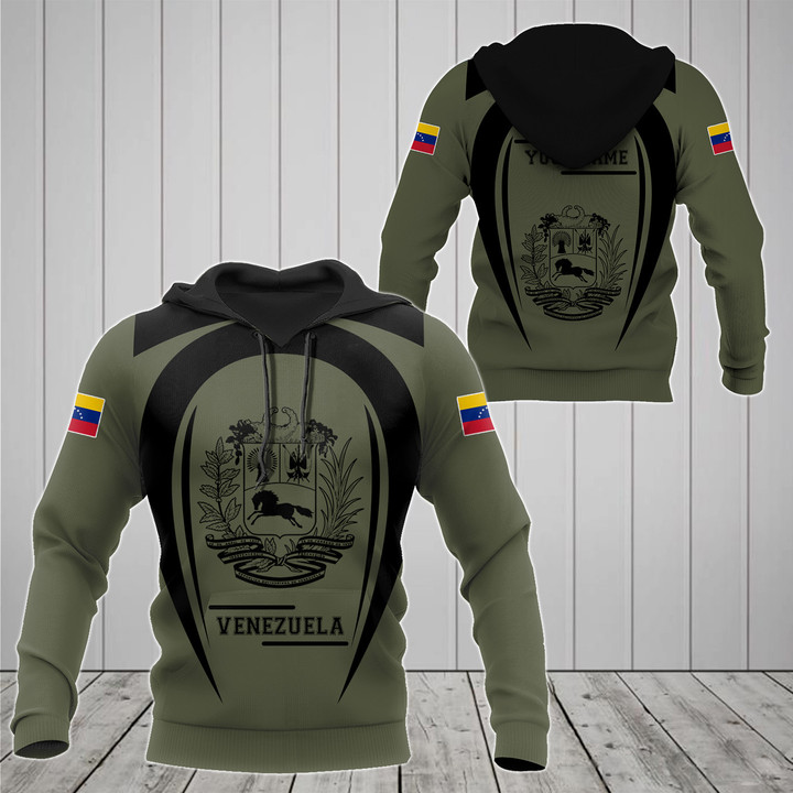 AIO Pride - Customize Venezuela Black Coat Of Arms V2 Unisex Adult Shirts