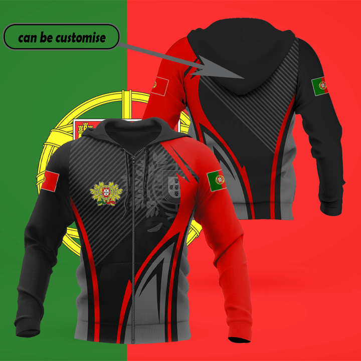 AIO Pride - Customize Portugal Free Fire And Coat Of Arms Unisex Adult Shirts