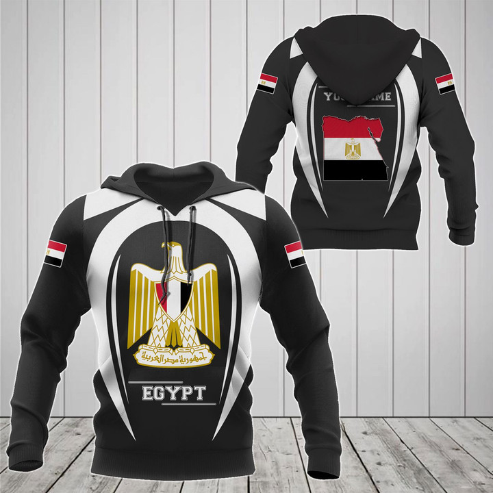 AIO Pride - Customize Egypt Map & Coat Of Arms V2 Unisex Adult Shirts