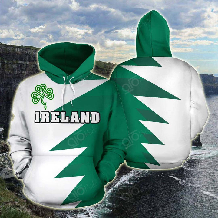 AIO Pride - Ireland Sport Flag Tooth Style 02 Unisex Adult Hoodies