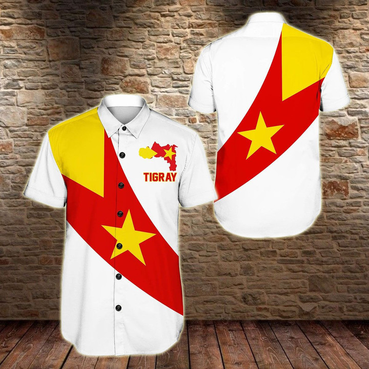 AIO Pride - Tigray Special Flag Hawaiian Shirt