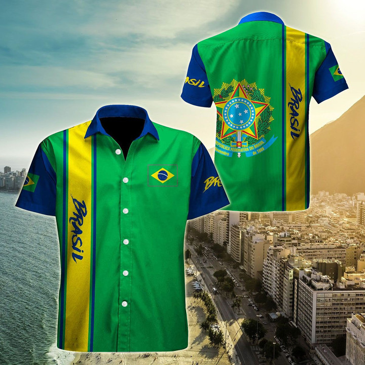 AIO Pride - Brazil Expats Hawaiian Shirt