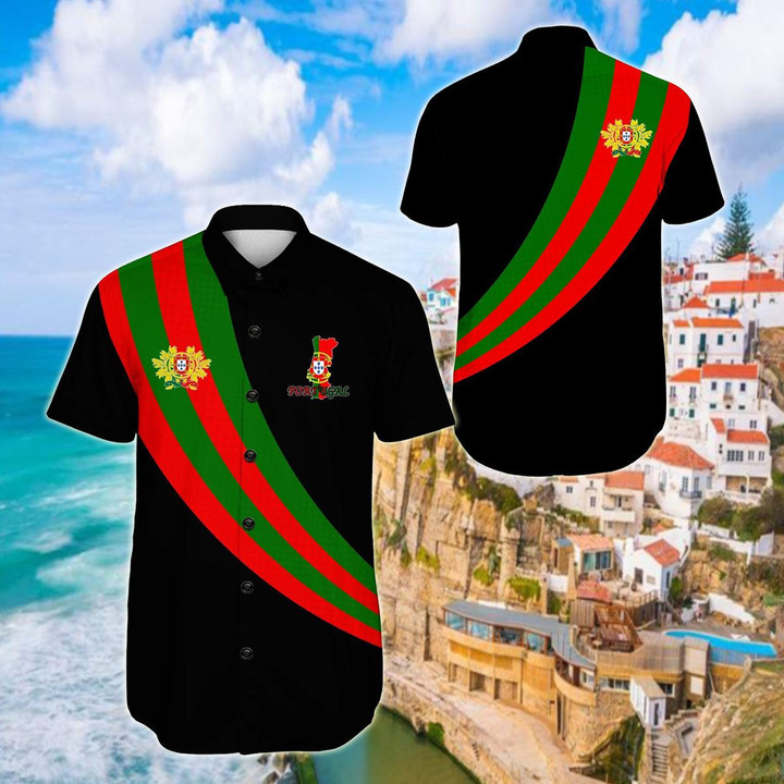 AIO Pride - Portugal Special Flag Hawaiian Shirt
