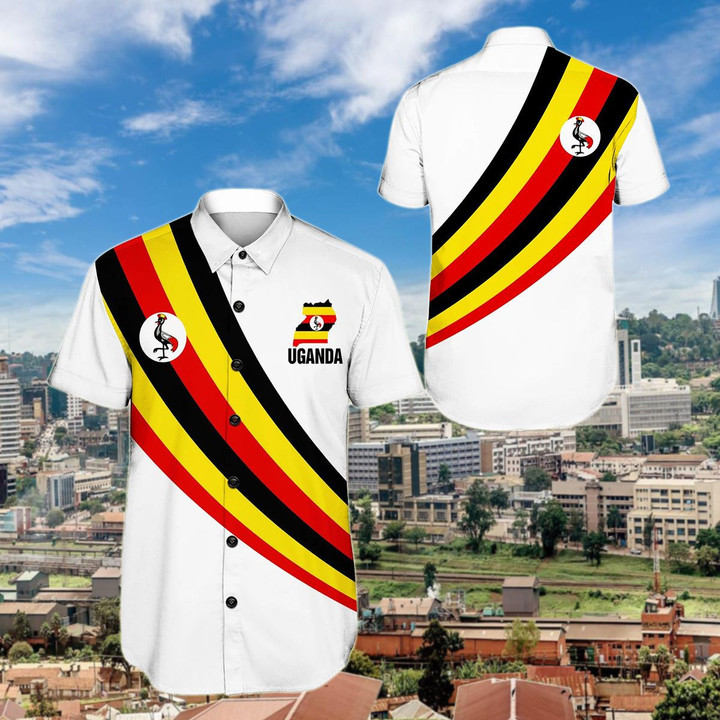 AIO Pride - Uganda Special Flag Hawaiian Shirt