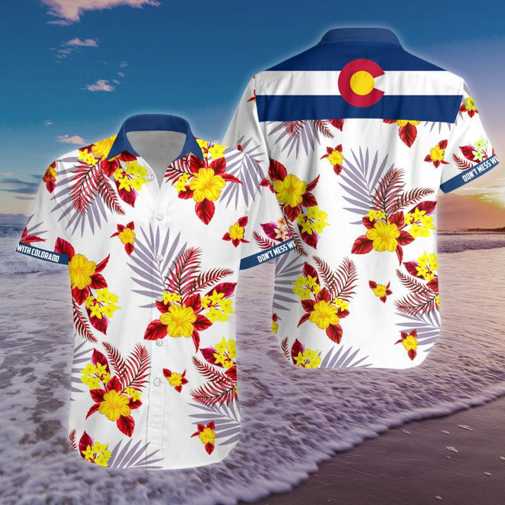 AIO Pride - Colorado Hawaii Pattern Hawaiian Shirt