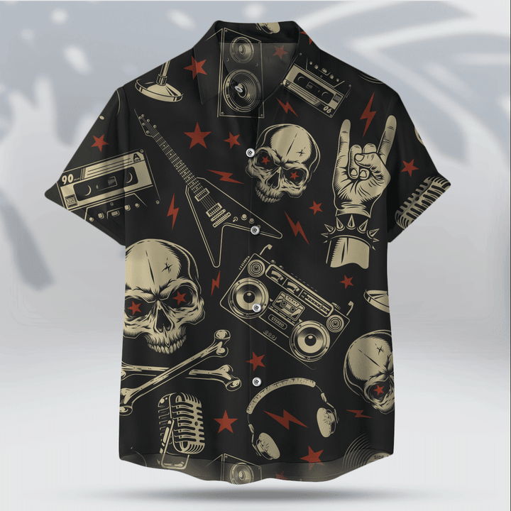 AIO Pride - Skull Street Gang Hawaiian Shirt
