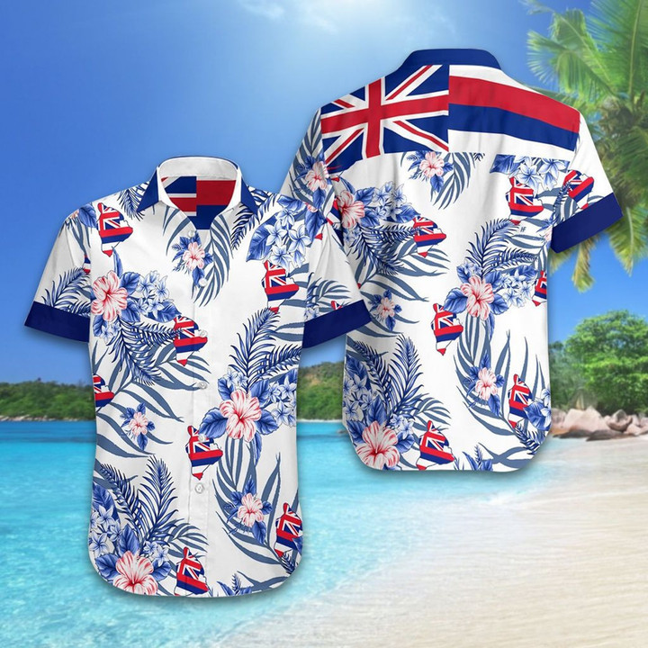 AIO Pride - Hawaii Flag Hawaiian Shirt