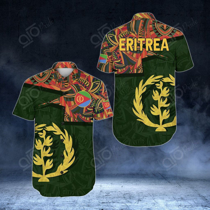 AIO Pride - Eritrea Pattern Hawaiian Shirt