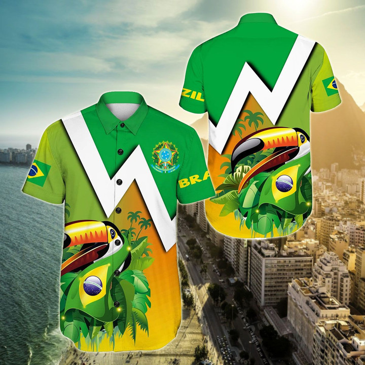 AIO Pride - Brazil Toco Toucan Hawaiian Shirt
