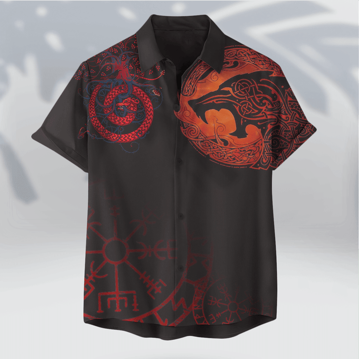 AIO Pride - Viking Nordic Mythology Motifs Hawaiian Shirt
