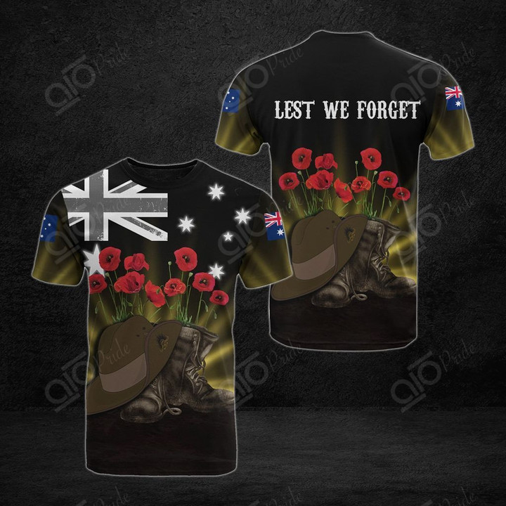 AIO Pride - Lest We Forget Poppy Unisex Adult T-shirt