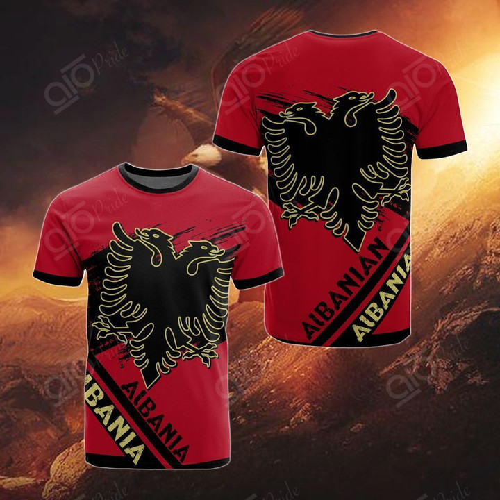 AIO Pride - Albania Coat Of Arms Day Unisex Adult T-shirt