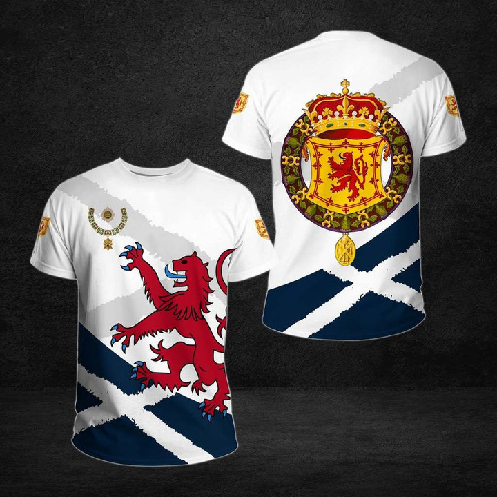 AIO Pride - Scotland Lion Thistle Rampant Unisex Adult T-shirt