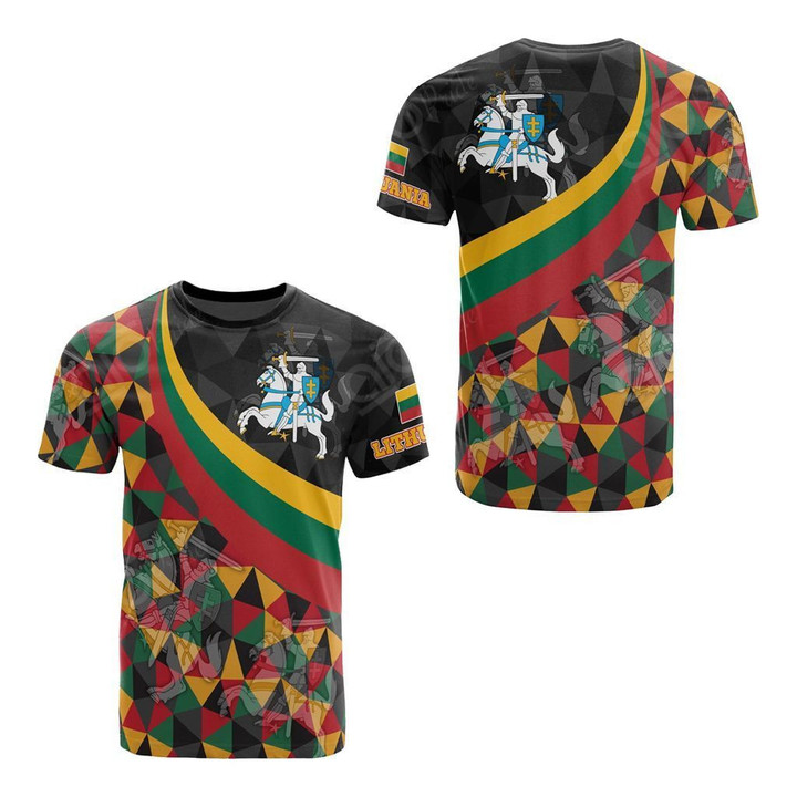 AIO Pride - Lithuania Flag Color Unisex Adult T-shirt