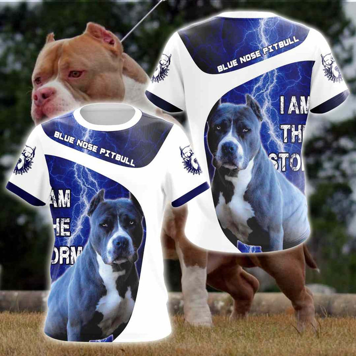 AIO Pride - Blue Nose Pitbull Unisex Adult T-shirt