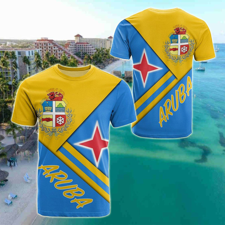 AIO Pride - Aruba Coat Of Arms Unisex Adult T-shirt