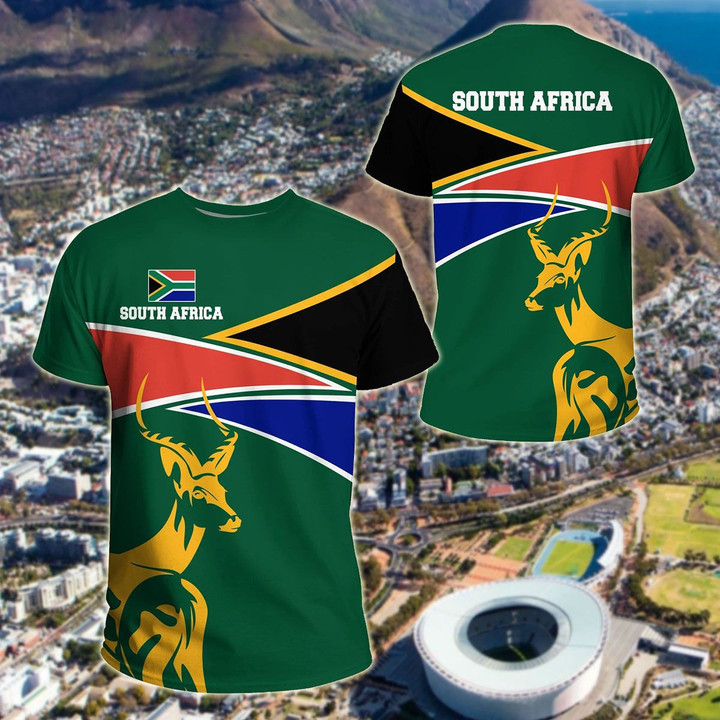 AIO Pride - South Africa Strong Flag Unisex Adult T-shirt