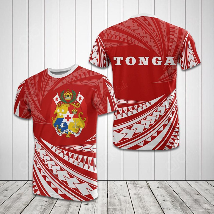 AIO Pride - Tonga Polynesian Tornado Unisex Adult T-shirt