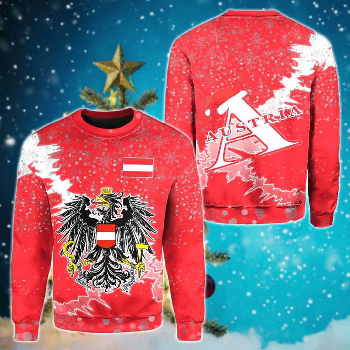 AIO Pride - Austria Christmas Coat Of Arms X Style Sweatshirt