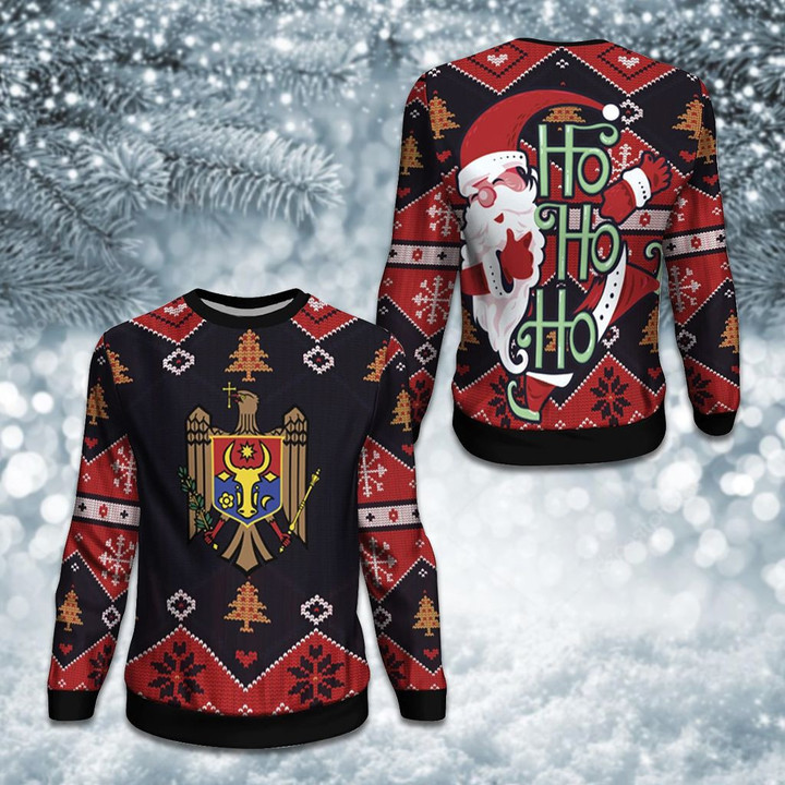 AIO Pride - Moldova Coat Of Arms Christmas Sweatshirt