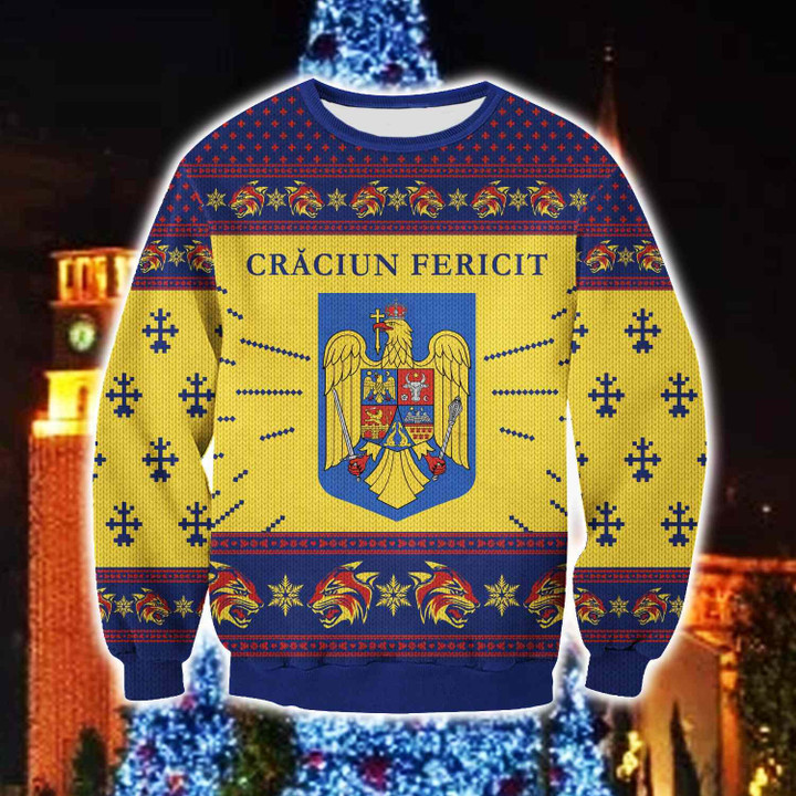 AIO Pride - Romania-Crăciun Fericit Sweatshirt