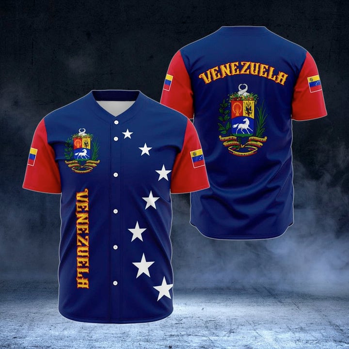 AIO Pride - Venezuela Coat Of Arms Unisex Adult Baseball Jersey Shirt