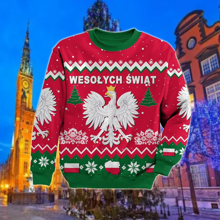 AIO Pride - Poland Christmas Eagle Sweatshirt
