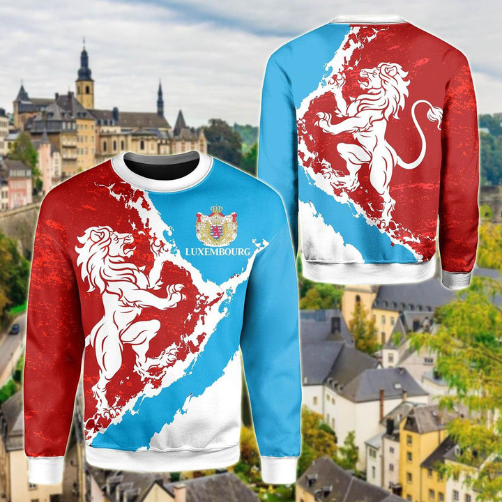 AIO Pride - Luxembourg Lion On Top Sweatshirt