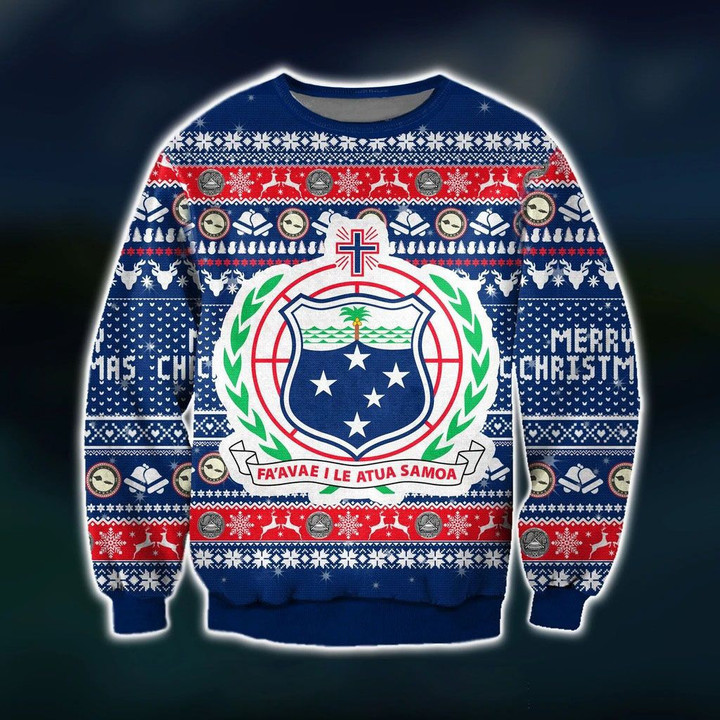 AIO Pride - Samoa Ugly Christmas Sweatshirt