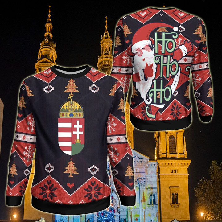 AIO Pride - Hungary Christmas - Santa Claus Ho Ho Ho Sweatshirt