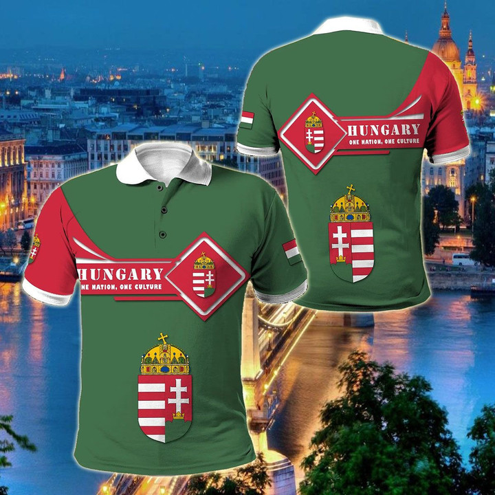 AIO Pride - Hungary Unisex Adult Polo Shirt