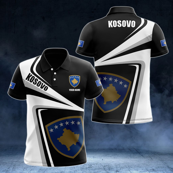 AIO Pride - Customize Kosovo Proud - Style Unisex Adult Polo Shirt