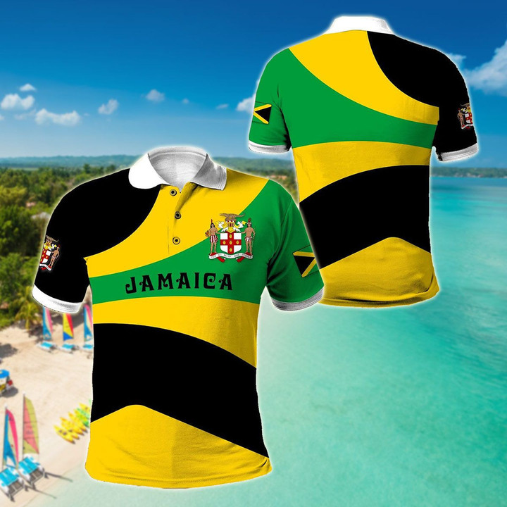 AIO Pride - Jamaica Style Unisex Adult Polo Shirt