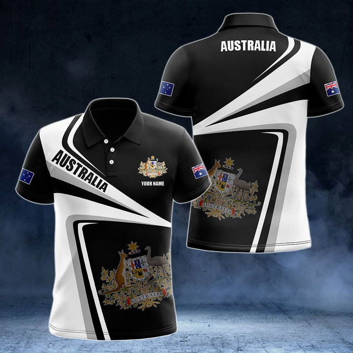 AIO Pride - Customize Australia Proud - Style Unisex Adult Polo Shirt