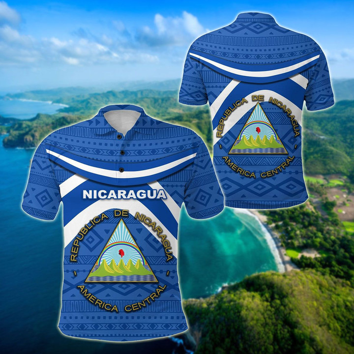 AIO Pride - Nicaragua Vibes Version Unisex Adult Polo Shirt