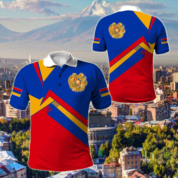 AIO Pride - Armenia V2 Unisex Adult Polo Shirt