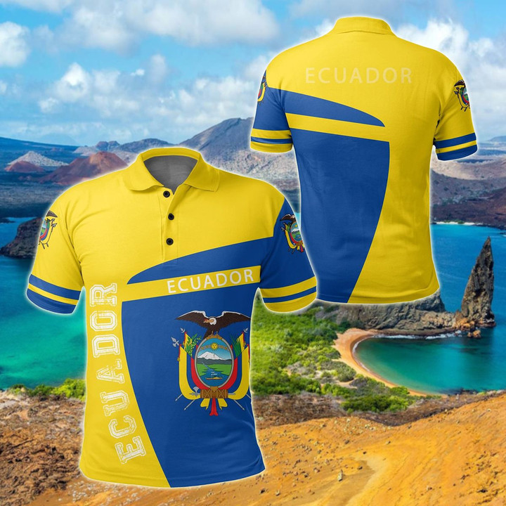 AIO Pride - Ecuador Sport - Premium Style Unisex Adult Polo Shirt