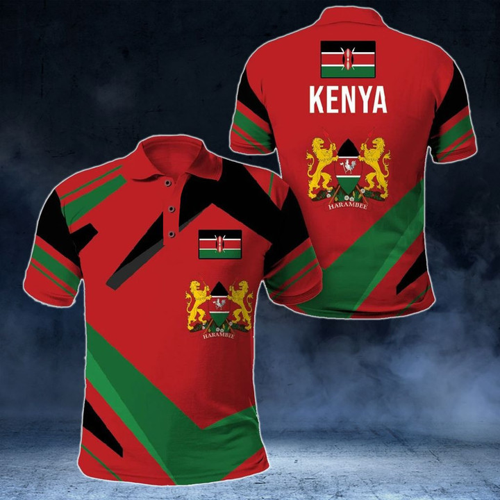 AIO Pride - Kenya Design Unisex Adult Polo Shirt