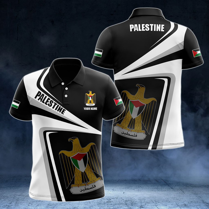 AIO Pride - Customize Palestine Proud - Style Unisex Adult Polo Shirt