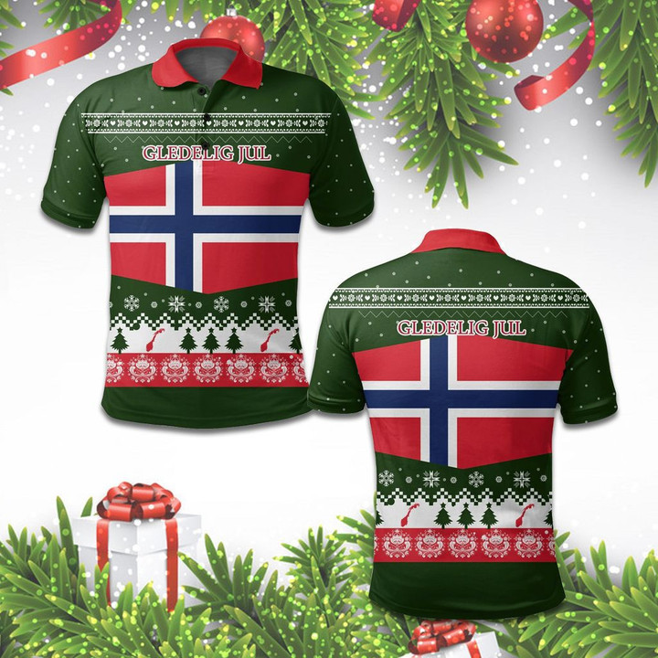 AIO Pride - Norway Christmas Unisex Adult Polo Shirt