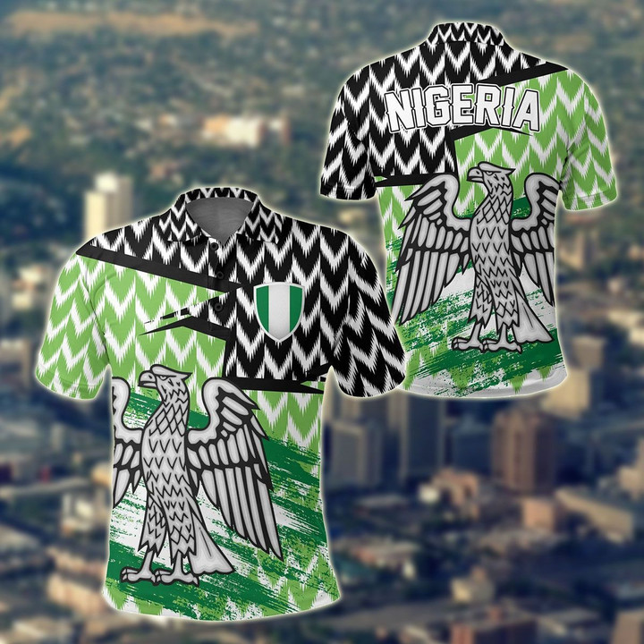AIO Pride - Nigeria Home - The Super Eagles Unisex Adult Polo Shirt