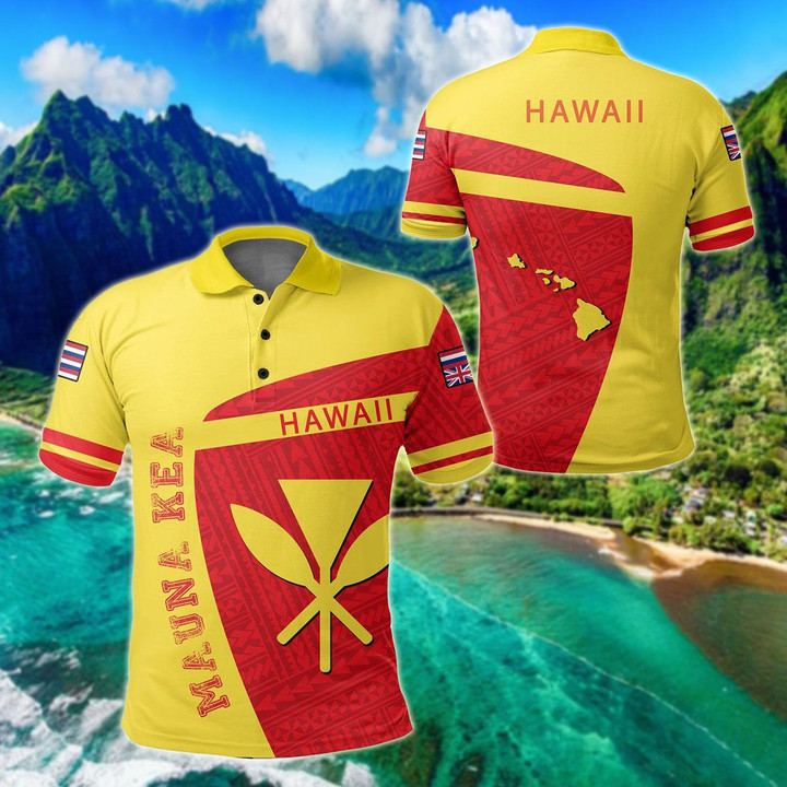 AIO Pride - Hawaii Kanaka Polynesian Mauna Kea Sport Premium Style Unisex Adult Polo Shirt