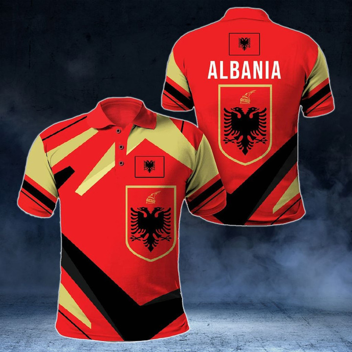 AIO Pride - Albania Design Unisex Adult Polo Shirt