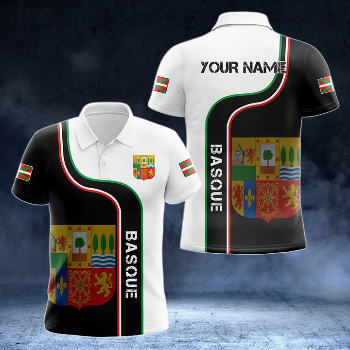 AIO Pride - Customize Basque Line Color Unisex Adult Polo Shirt