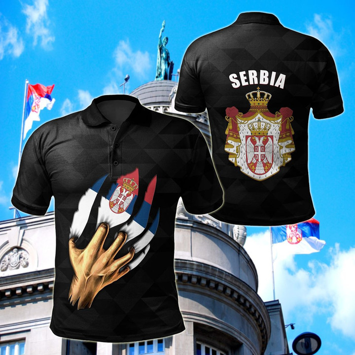 AIO Pride - Serbia - Serbian Is Me Unisex Adult Polo Shirt