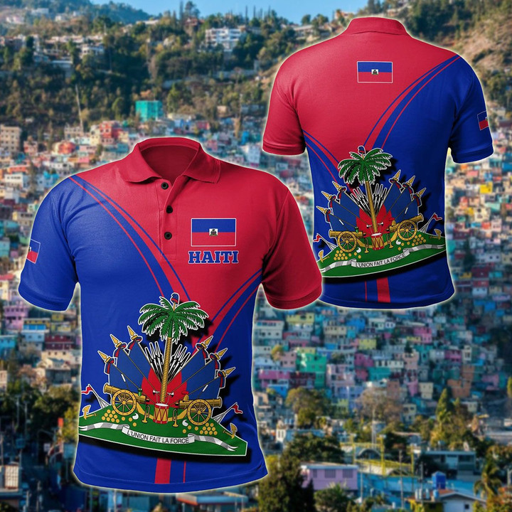 AIO Pride - Haitian Pride Unisex Adult Polo Shirt