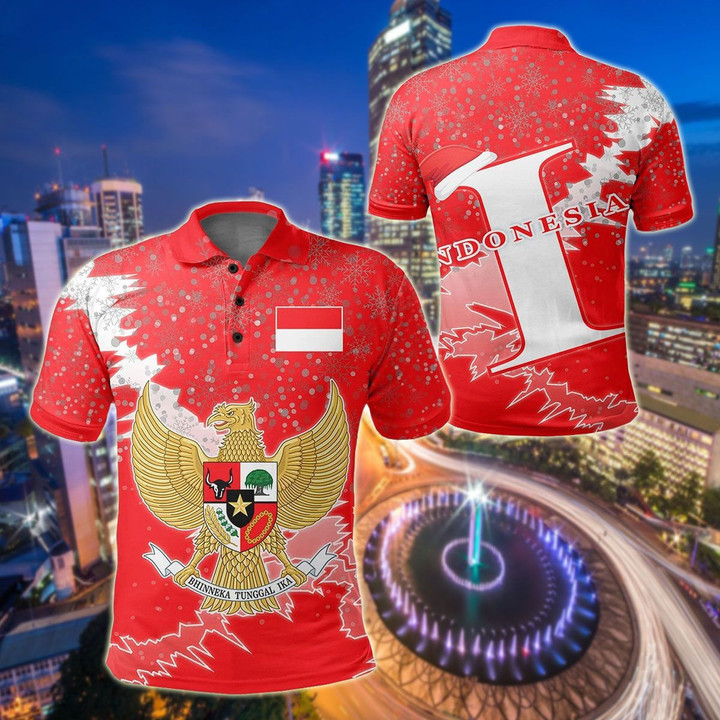 AIO Pride - Indonesia Christmas Coat Of Arms X Style Unisex Adult Polo Shirt