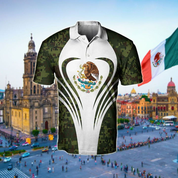 AIO Pride - Love Mexico Unisex Adult Polo Shirt